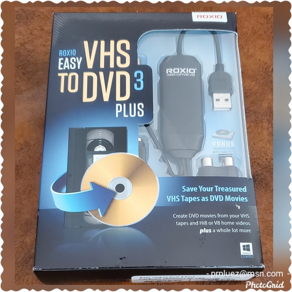 Roxio Easy VHS to DVD 3 Plus